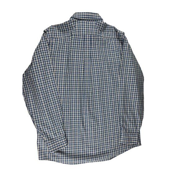 L.L. Bean Wrinkle Resistant Plaid Long Sleeve Button-down Shirt Size Medium - Picture 3 of 11